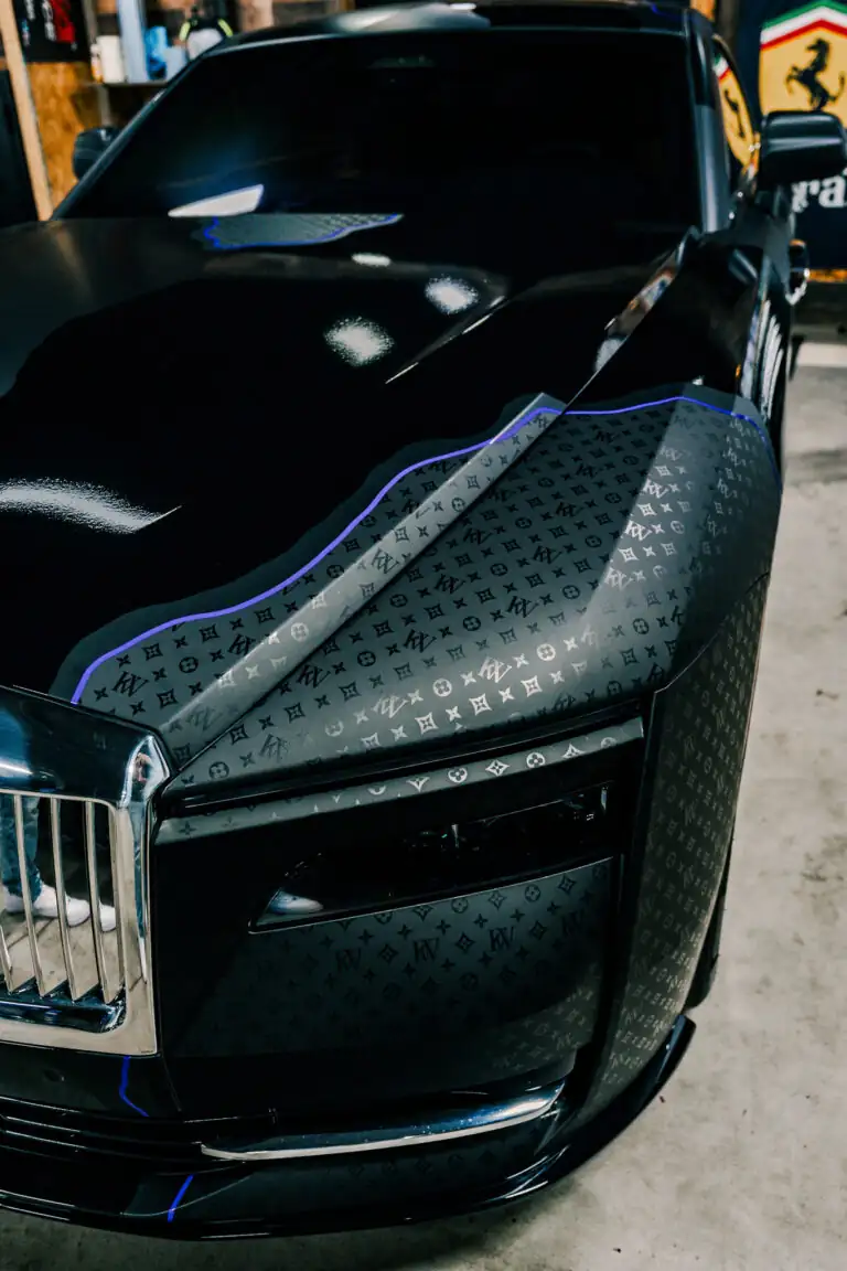 Black Custom Wrap With Custom Design