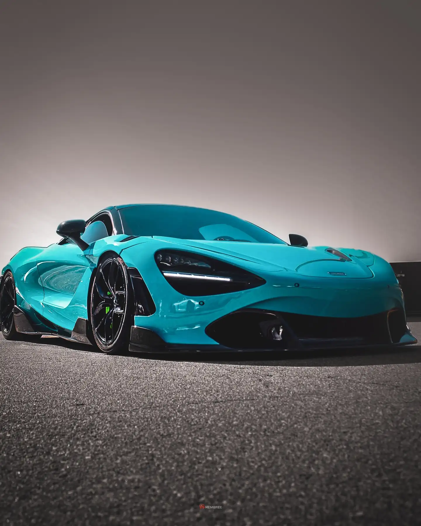 Blue mclaren wrap