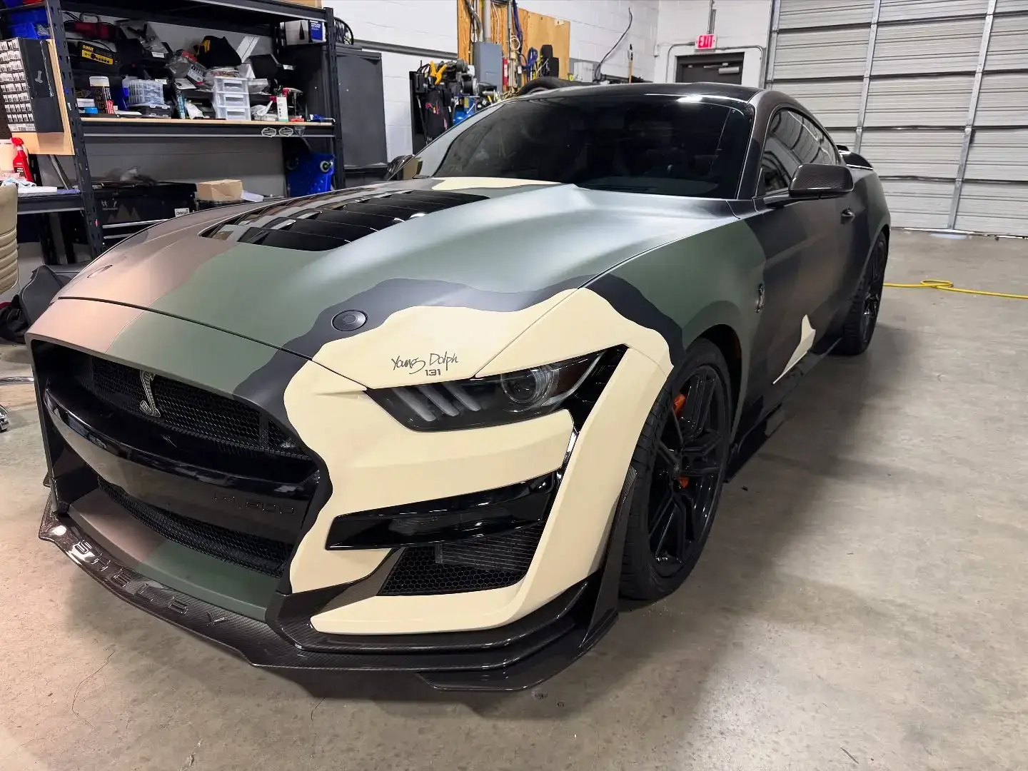 Shelby GT 500 Camo Wrap